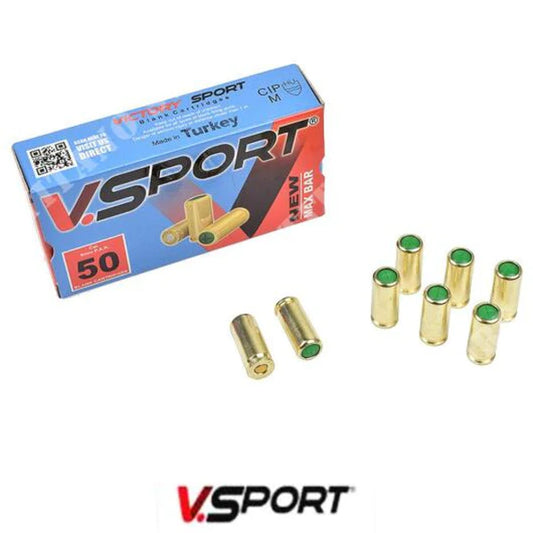 BOX OF V SPORT BLANK AMMUNITION